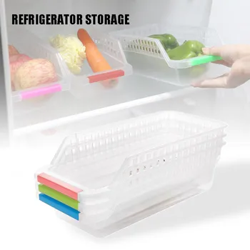 

Beverage Drawer Empty Fridge Food Basket Organizer Shelf Storage Box TP899