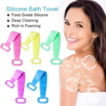 

Magic Back Scrubber, Silicone Brushes, Bath Towels, Back Mud Rub, Body Massage Shower, Extended Skin Shower Brushes
