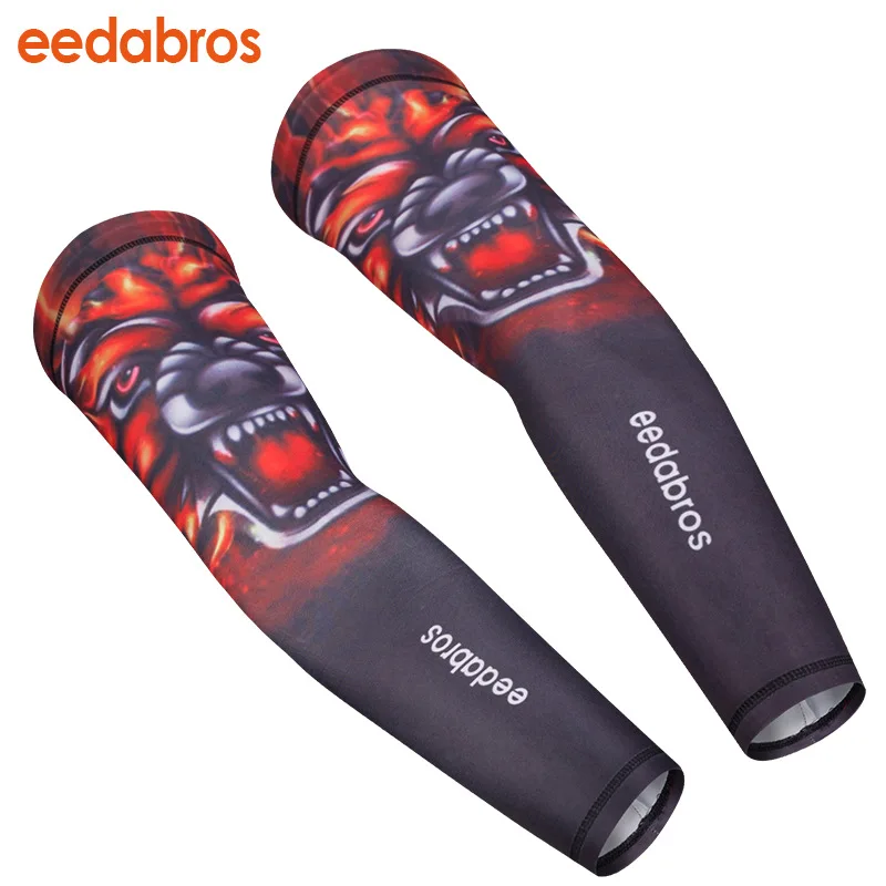 

EEDA Summer 2019 New Style Cuff Sports Sun-resistant Cuff Riding Viscose Cuff Wolf Head Majestic Printed Customizable