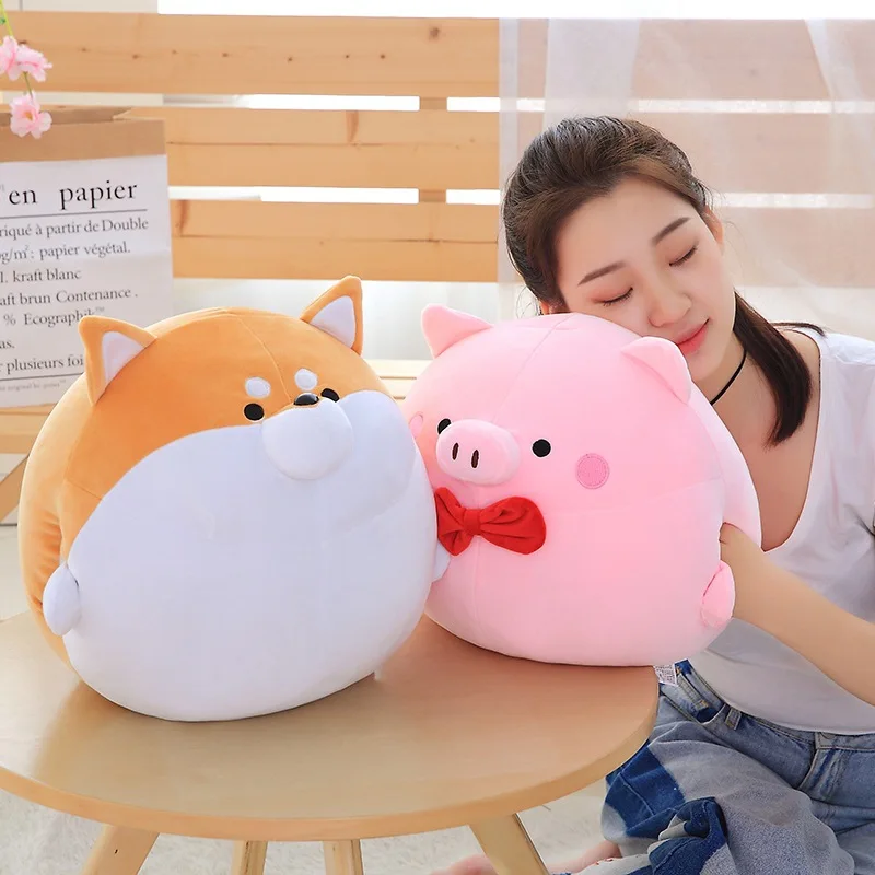 

New Style Corgi Butt Pillow Three-in-One Airable Blanket Hand Warmer Pillow Blanket Dual Purpose-