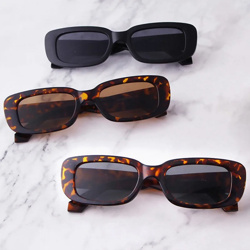 

New Square Sunglasses Luxury Brand Travel Small Rectangle Sun Glasses for Men Women Fashion Retro Oculos Lunette De Soleil Femme