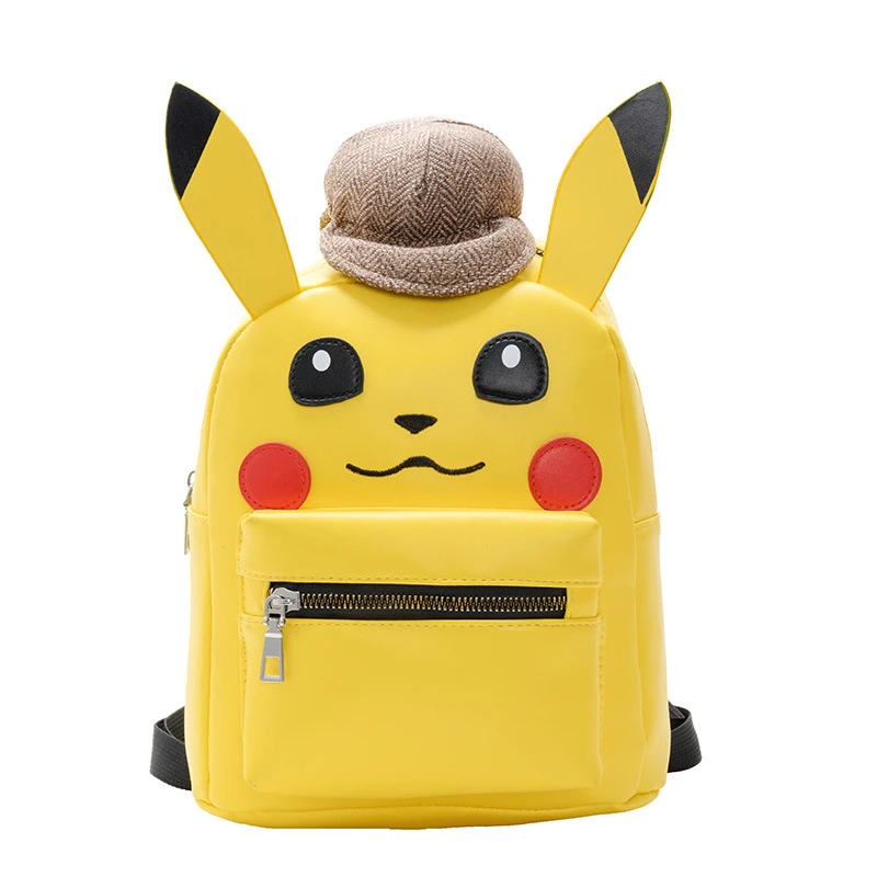 ポケモンgoの絵が描かれたランドセル ピカチュウ 女の子と男の子のための黄色い合成皮革のバックパック Action Figures Aliexpress