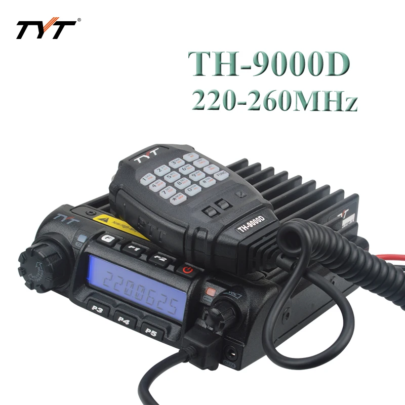 220-260MHz mobile radio 65Watt 200CH Analog Mobile transceiver TYT TH-9000D | Мобильные телефоны и аксессуары
