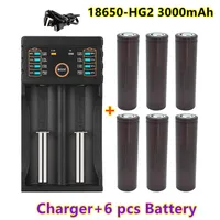 Batteria 100% originale 18650 batteria ricaricabile HG2 3000 mah 3,7V per caricabatterie HG2 18650 batteria al litio 3000 mah