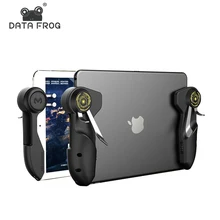 Data Frog Six Finger Pubg Joystick For Ipad Tablet Mobile Phone Game Controller Handle Aim Button L1R1 Shooter Gamepad Trigger