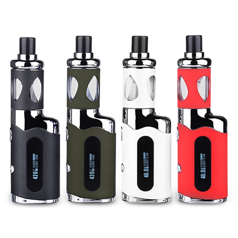 

Electronic Cigarette Temperature Control 1300mAh Atomizer 40W Vape Mod E Cigarette New Large Steam Vape Kit
