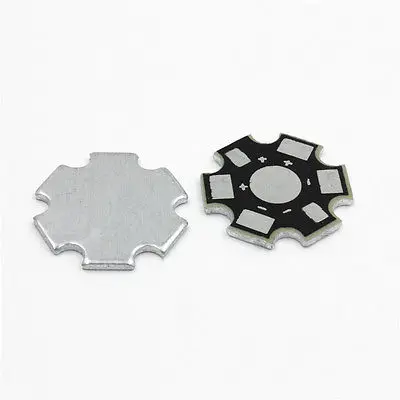 20PCS 20MM 1W 3W 5W High Power LED Universal Aluminum Plate Heatsink Cooler | Электроника