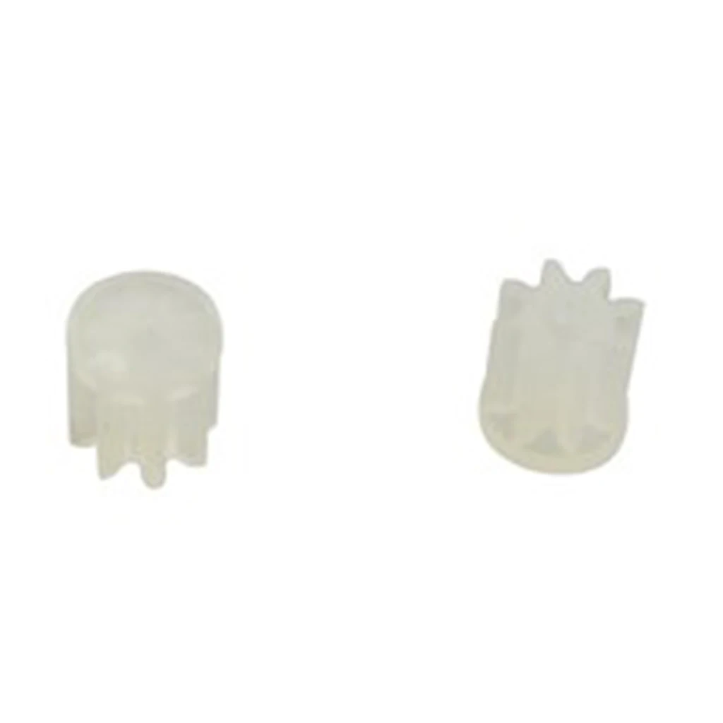 10 Pieces White 8Teeth Motor Pinion Gear for E58 S168 JY019 RC Drone UAV
