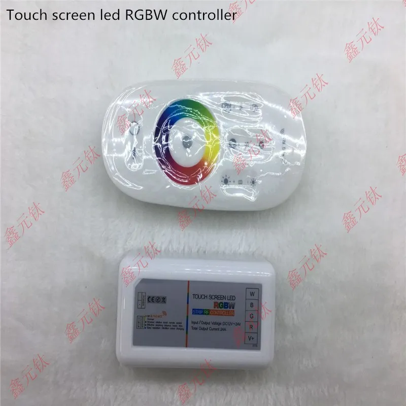 Touch screen LED RGBW controller 12-24V 6A 640000 Colours 2.4G Wireless intuitive touch remote control LED strip controller