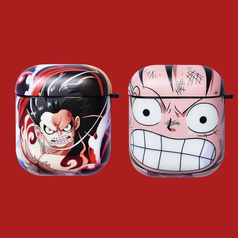 Крутой цельный чехол для наушников Haoushoku Haki Monkey D. Luffy для Apple Airpods 1/2 ультра-тонкий мягкий защитный чехол для наушников