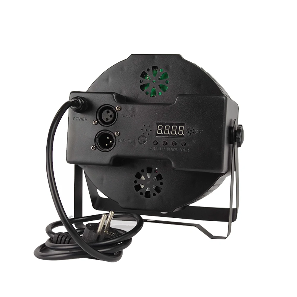 US $141.05 12x18W led Par lights RGBWAUV 6in1 flat par led dmx512 disco lights RGBWAUV Led Lights