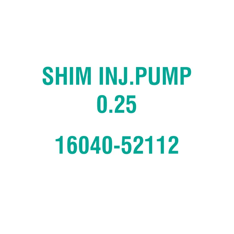 Для Kubota 16040-52112 SHIM INJ.PUMP 0 25 | Автомобили и мотоциклы