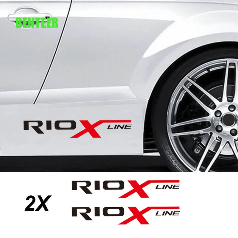 

2pcs car body sticker For Kia RIO RIO X-LINE