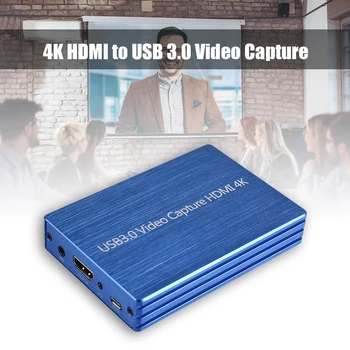 

4K HDMI Video Capture USB 3.0 Video Capture HDMI to USB 1080P 60fps HD Video Recorder for Game Streaming Live Stream Broadcast