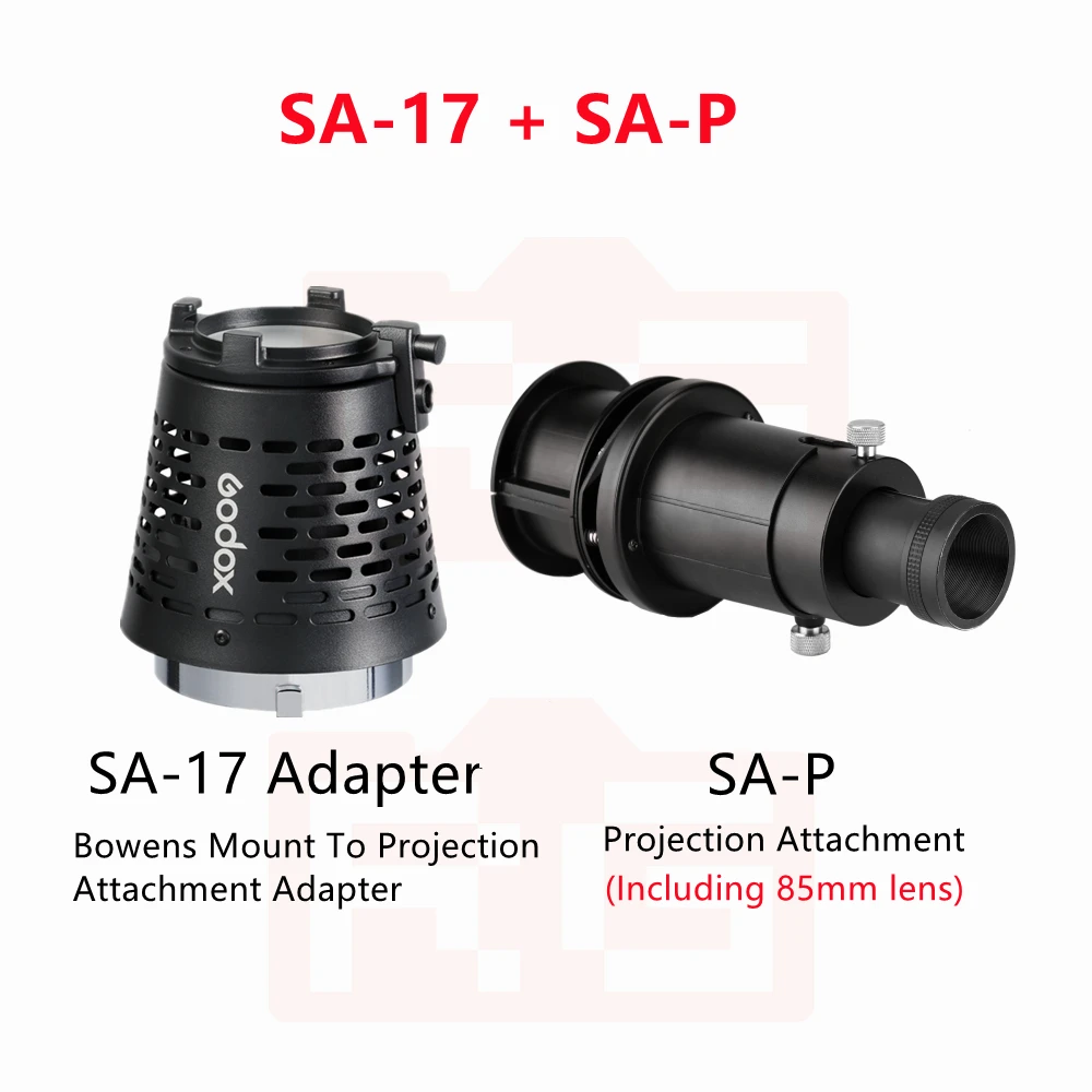 Godox SA-17 Bowens Mount Adapter With SA-P Projection