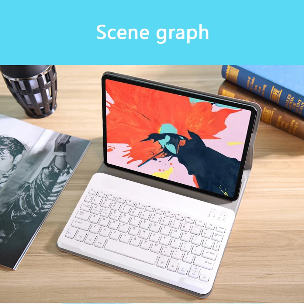 Для iPad Pro 11 дюймов пластиковая Съемная Bluetooth клавиатура с тонким овечьим узором из искусственной кожи защитный чехол для планшета