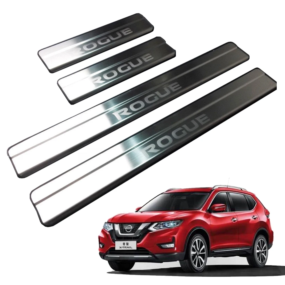 1 комплект для Qijun Nissan Rogue Защитная крышка порогового стержня педали из