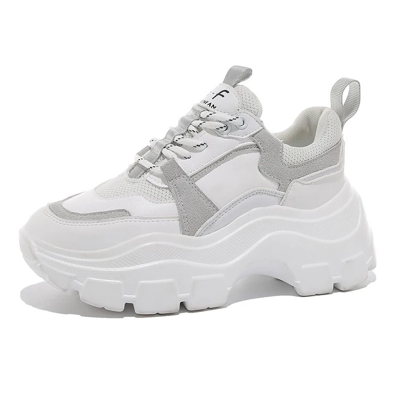 Dad Shoe female wisdom smoked shoes super fire increase high platform shoes female thick sole new style small casual sports