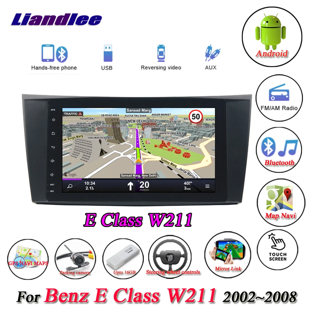 

Liandlee Car Android System For Mercedes Benz E Class W211 2002~2008 Radio USB TV GPS Wifi Nav Navi Navigation Stereo Multimedia
