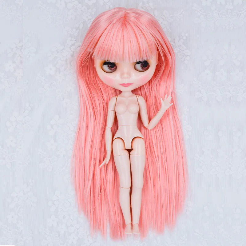 Blyth BJD кукла, Blyth кукольные Обнаженная индивидуальные матовое куклы может быть изменен макияж и платье, 12 дюймов мяч шарнирные 07 - Цвет: NBL01