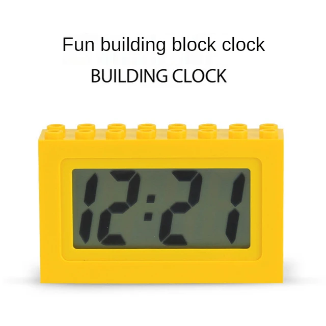 Clock Watch Parts Building Blocks 2x8 DIY Calendar Time City Model Accessories Bricks Construction Toys for Children Gifts 6