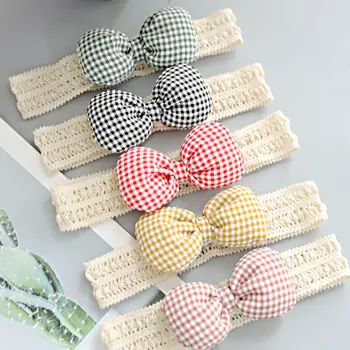 

Newborn Headband Ribbon Elastic Baby Headdress Kids Hair Band Girl Bow Knot Hair Pin