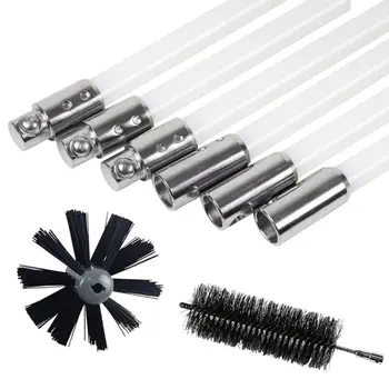 

For vent pipe cleaning, vent brush head with extended nylon rod