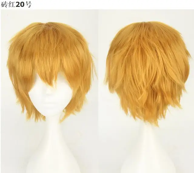 30CM 20 Colour Game Persona 5 Kurusu Akira Short Wig Cosplay Costume Heat Resistant  Hair Joker Amamiya Ren Men Wigs T