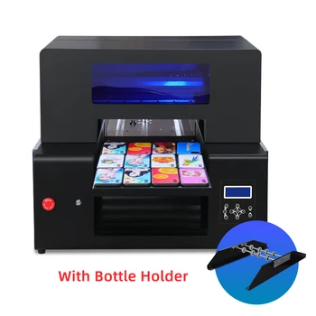 

Fast speed UV Printer A3+ Size Inkjet Flatbed Printing Machine With Rotary A3 wood glass acrylic metal UV flatbed printer