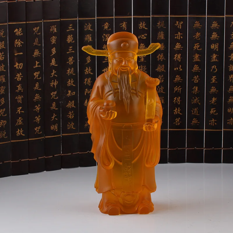 

Manufacturers Direct Selling Coloured Glaze the God of Wealth Shop Opening Gift Office Lucky Living Room Home Accessories Decora