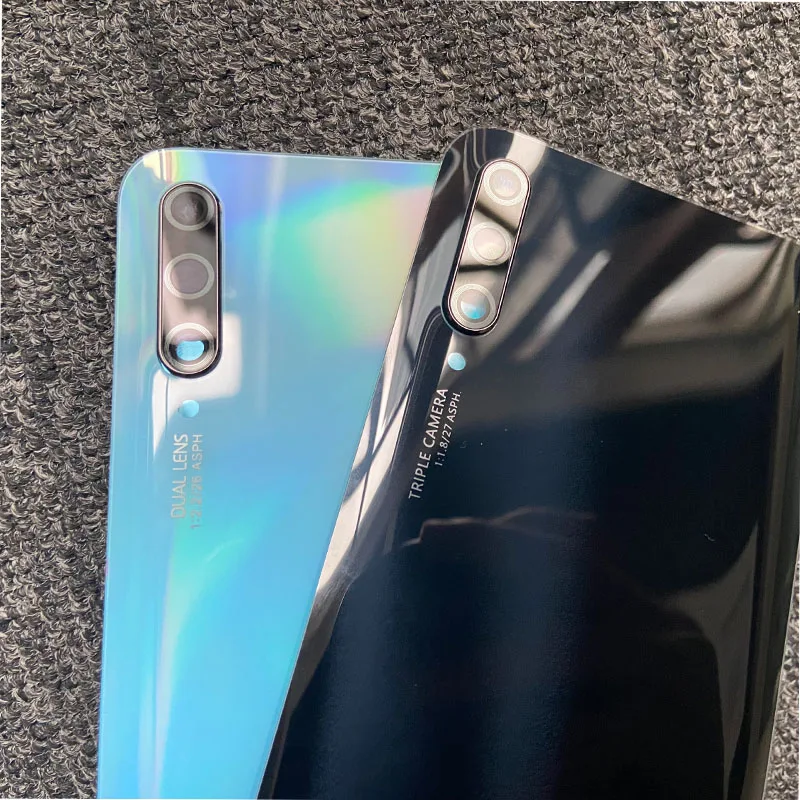 6.59" New 2019 For Huawei Y9S Battery Cover Back Housing Glass Rear Door Case With Camera Lens Adhesive STK-L21 STK-LX3 STK-L22