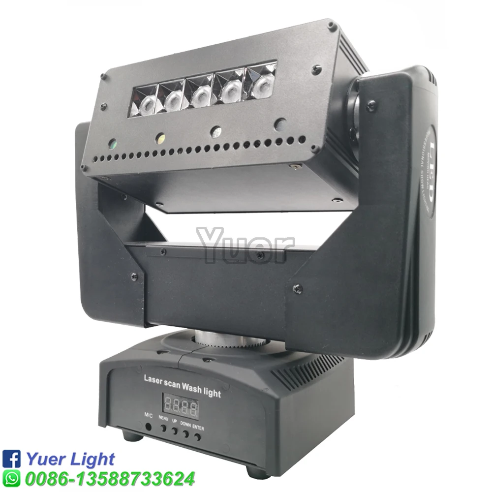 New Arrival Unlimited Rotate Laser Light Led Beam Wash Strobe 3IN1 Stage Effect Moving Head Light  For DJ Disco Party Club Bar