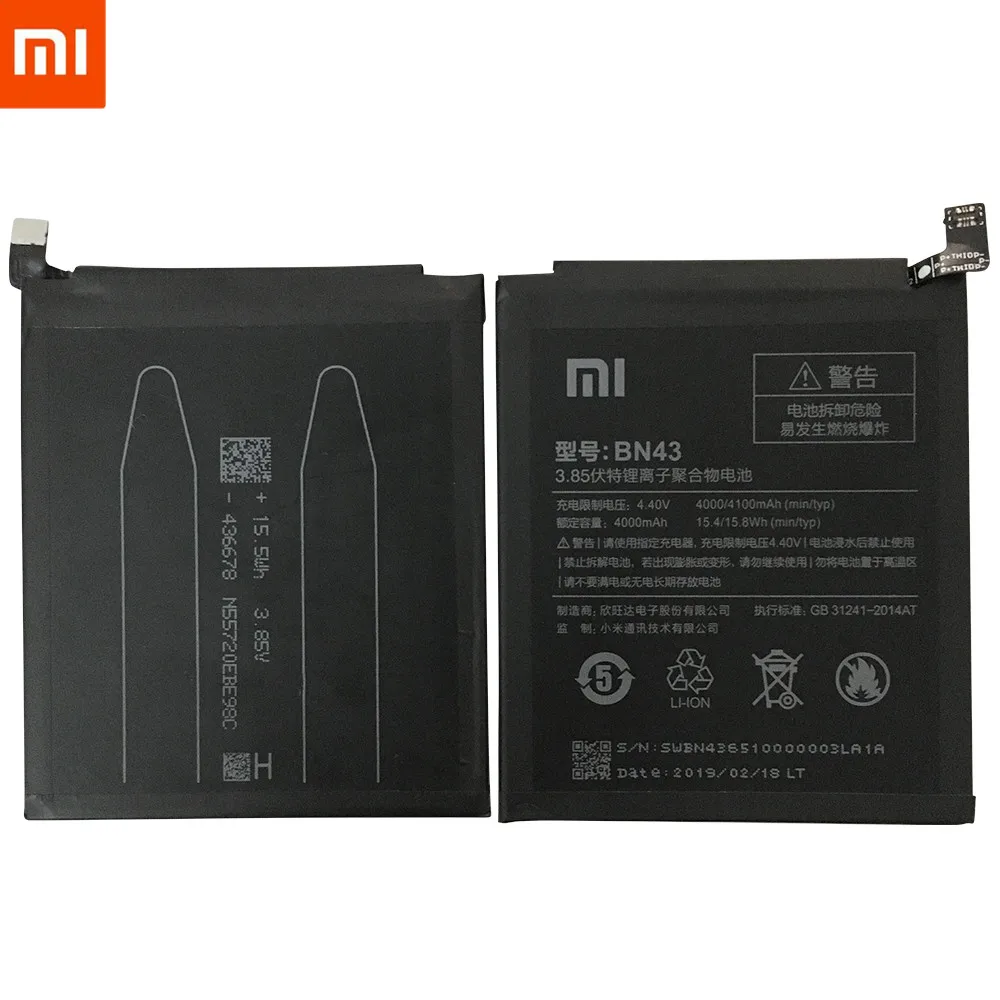 Сменный аккумулятор Xiao mi для Xiao mi Red mi 3 3S 3X 4X 4A 5A 3 pro 5 Plus Note 3 4 4X5 5A 6 7 Pro mi 5 mi 5X батареи
