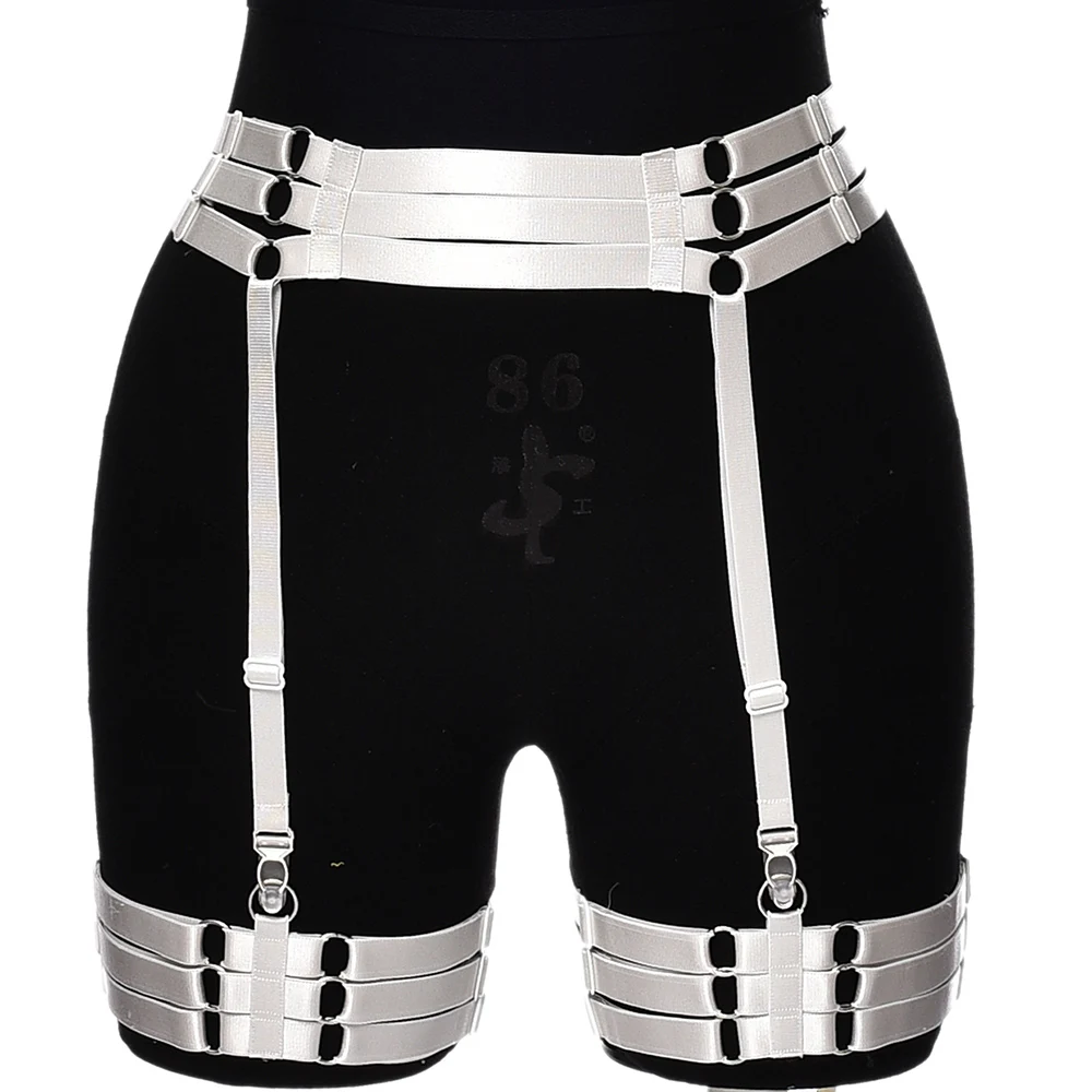 Portejarretelle,Portejarretelles taille haute pour femme,bas