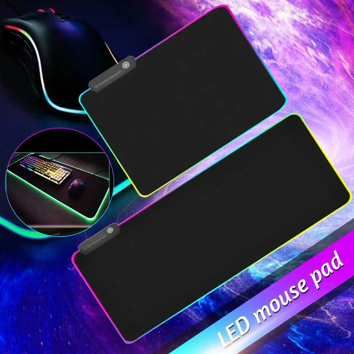 

LED Mouse Pad Gaming Mouse Pad Large Mousepad Computer Mouse Pad RGB XL Mouse Pad Gamer Mousepad Keyboard Pads USB Mouse Mat