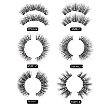 

Magnetic Eyeliner&Magnetic Eyeashes Kit Waterproof Long Lasting Eyeliner With 5 Magnets Eyeashes Lash