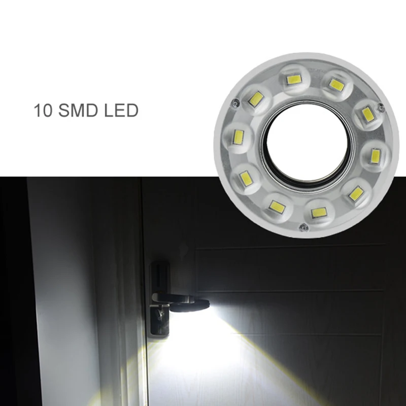 

ELEG-Outdoor 10 LED Camping Light Portable Tent Lamp 3 Modes Home Emergency Night Light for Garden Yard Umbrella