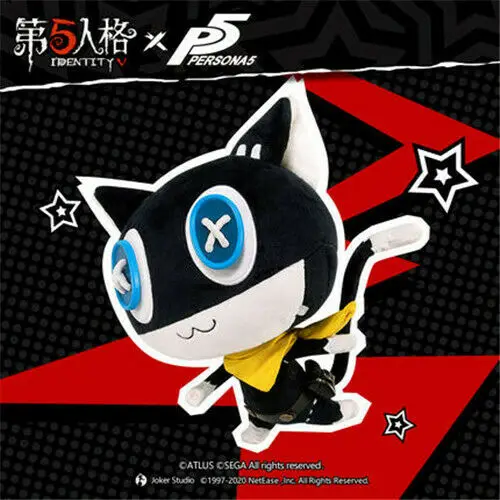 Anime Game Identity V Persona 5 Morgana Cosplay Props Cartoon Black Cat Plush Stuffed Dolls Toy Pillow Xmas Gifts 25 18 35cm Mascot Aliexpress