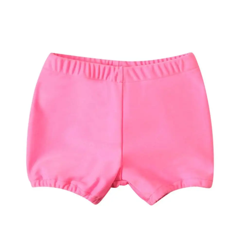 Pink Милый купальный костюм для маленьких мальчиков; купальные шорты для маленьких мальчиков и девочек с рисунком рыбы; эластичные пляжные купальные штаны; одежда для купания; купалник; A20 - Цвет: Pink