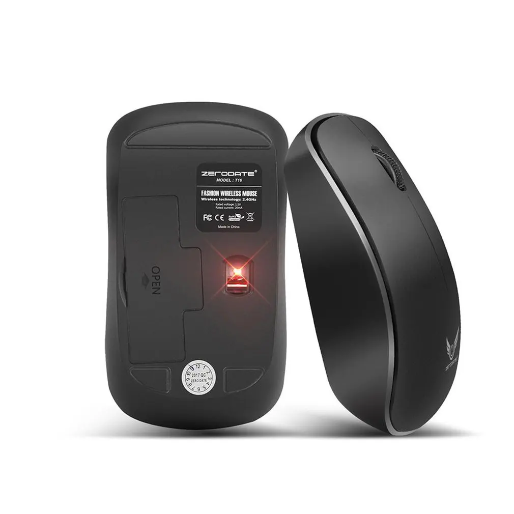 Беспроводная Бесшумная USB оптическая эргономичная игровая мышь 2 4 ГГц технология