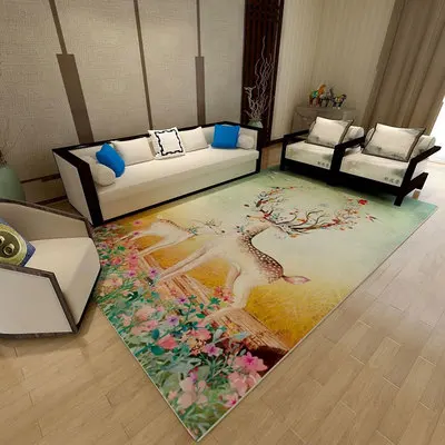 Скандинавский стиль ковер для детской комнаты игровой коврик/современная спальня большой площади ковры для гостиной детский для ползания Утолщаются мягкие tapete