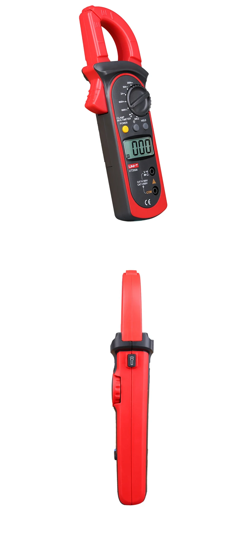 UNI-T UT216A / UT216B / UT216C / UT216D 600A Цифровые измерительные клещи True RMS; Цифровой амперметр, резистор / конденсатор / частота / тест NCV