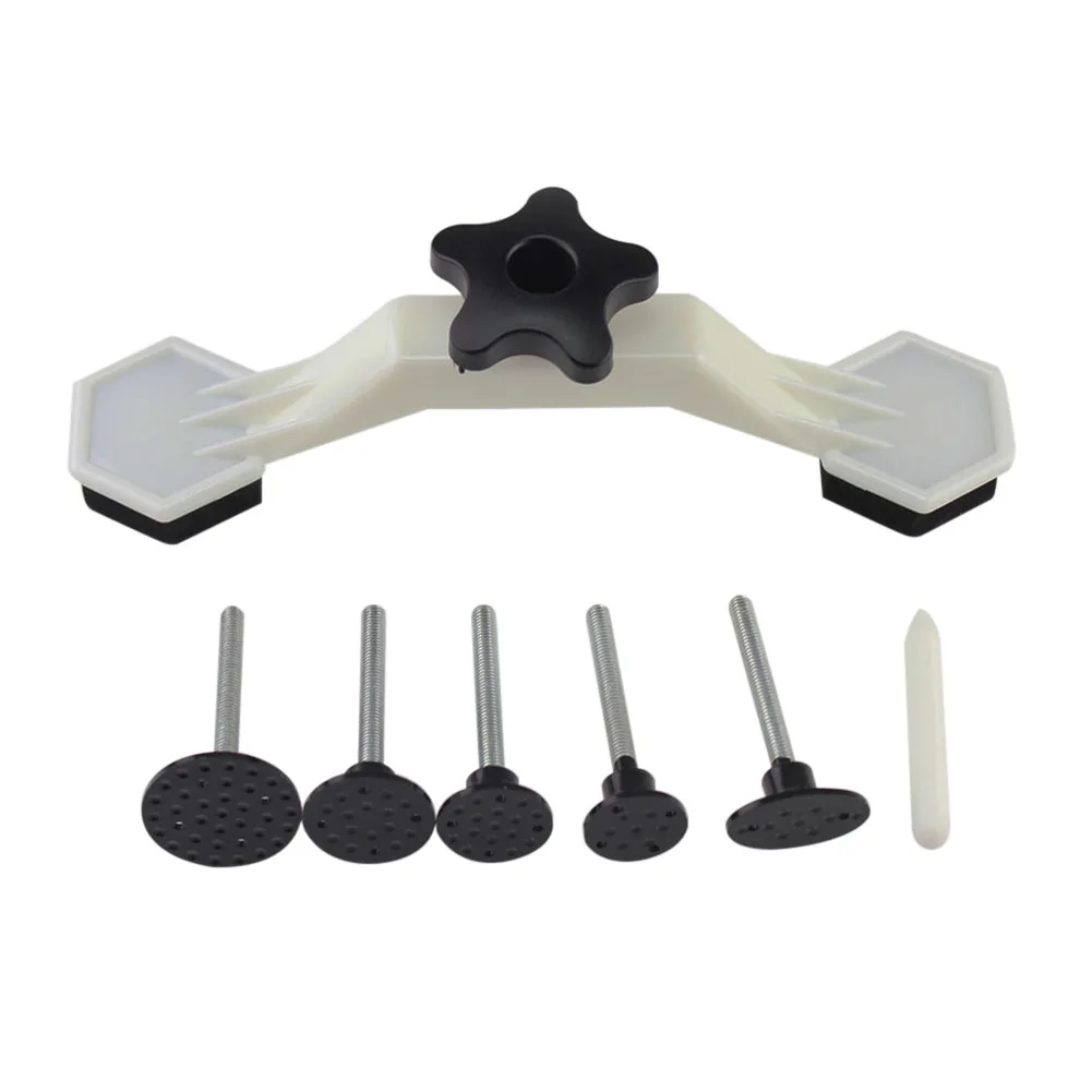 

Universal Paintless Car Dent Repair Tool Bridge Dent Puller Body Damage Fix Tool Pulling Bridge Dent Removal Kit with 5 Tabs