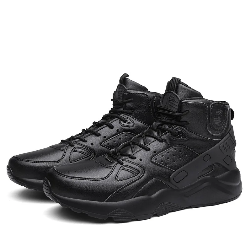 35-48 winter boots men Comfortable warm Non-Slip winter mens boots leather#NX9585