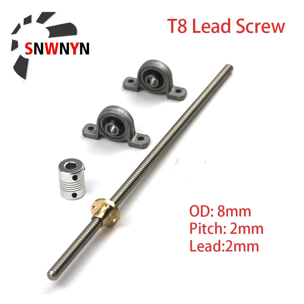 Linear Screw 1200mm Linear Screw Guide Lead Screw 1200mm T8 Lead