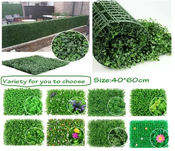 

Artificial Plant Simulation Green Plant Lawns Carpet For Garden Wall Landscaping Green Plastic Lawn Artificial Wall Home Decorat
