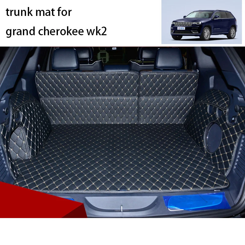 Tapis de coffre de voiture en cuir, tapis de coffre de voiture pour