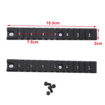 

20mm Tactical Picatinny Rail Mount for G36 G36C G36K 2 pcs Aluminum Stardard Weaver Lengthen Scope Adapter Hunting Accessories