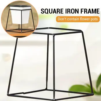 

Square Shape Beautiful Creative Flower Stand Flower Pot Rack Flowerpot Frame Planting Vase Potted Plant Holder Hotel