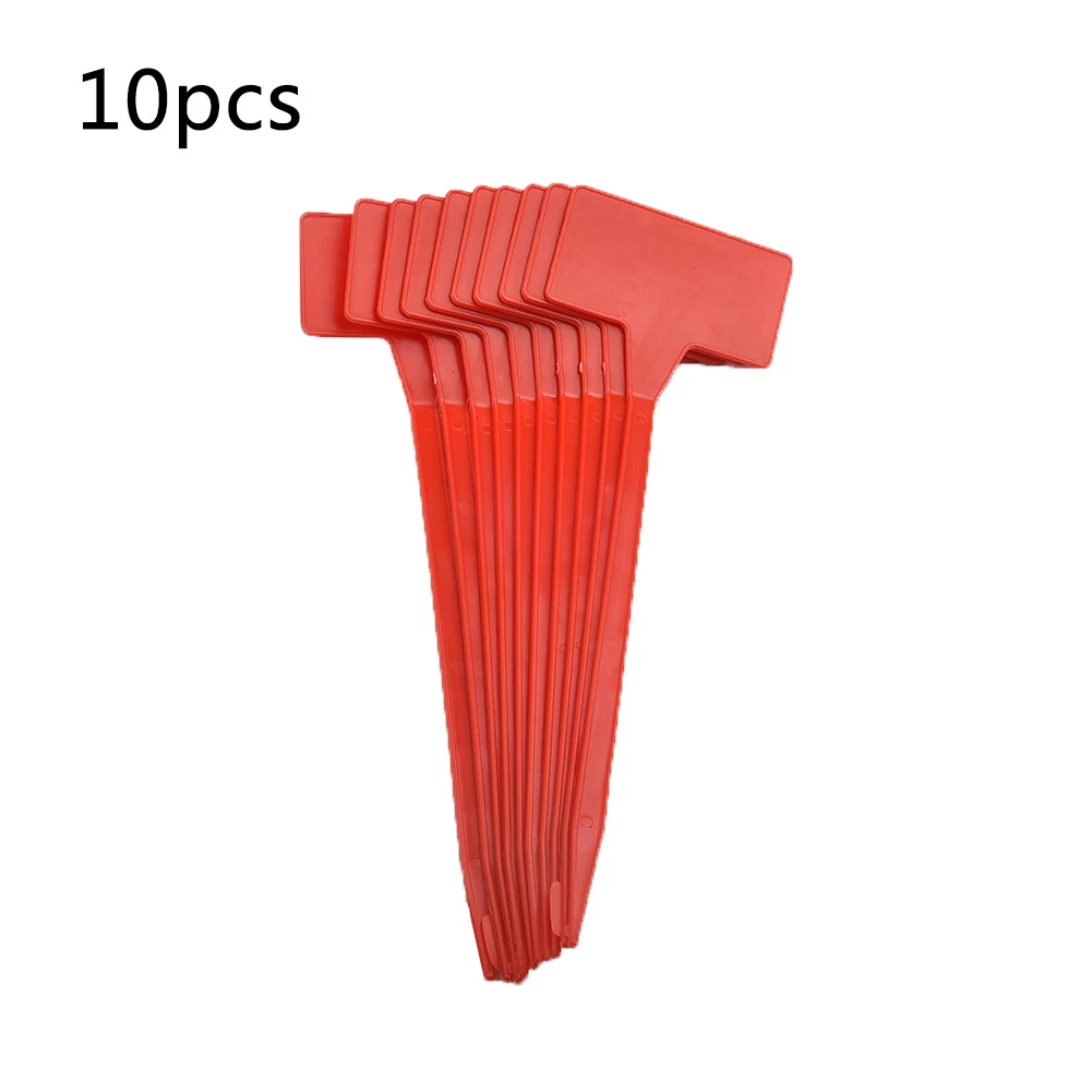 T-Type Gardening Plant Marker Plant Labels Plastic Flowerpot Nursery Garden Stick Random Color Length 27cm 10/20/30/50pcs